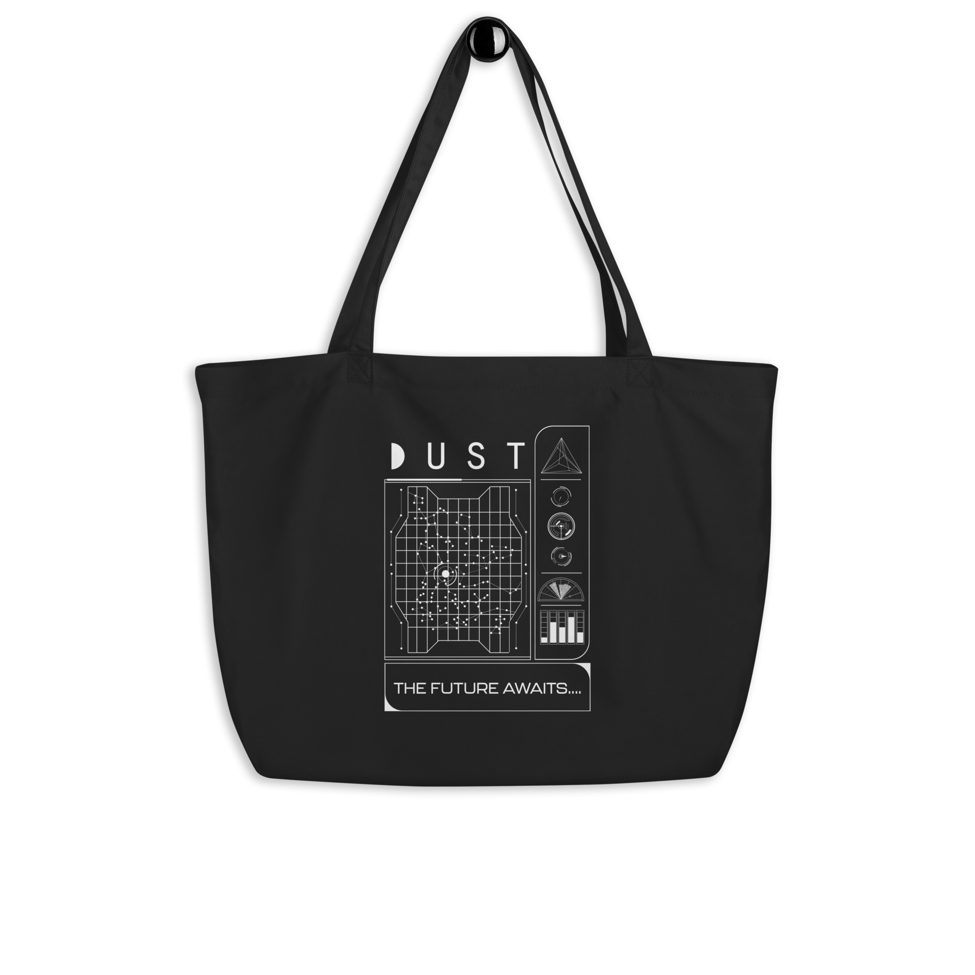 DUST Motherboard Large Organic Tote Bag